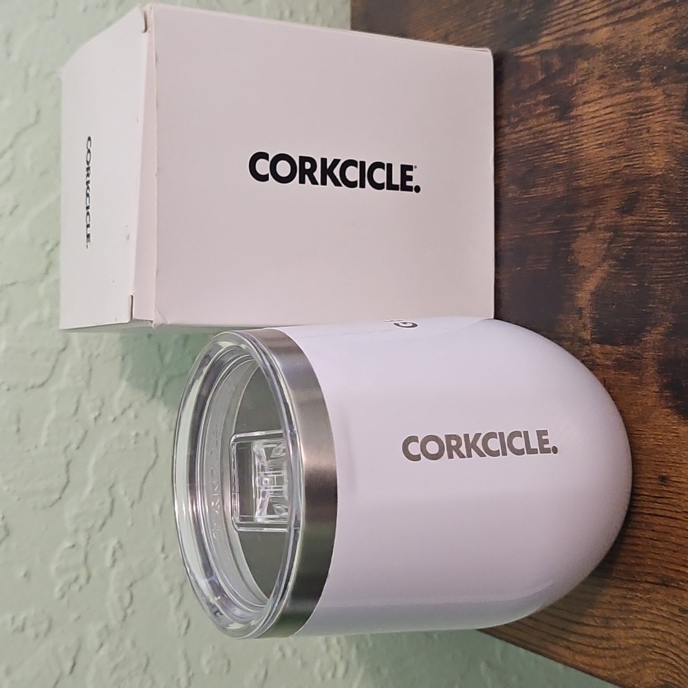 Corkcicle Stemless Wine Tumbler New